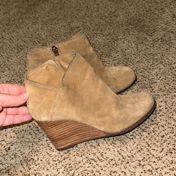 Lucky Brand Shoes - Lucky wedge booties Size 7.5